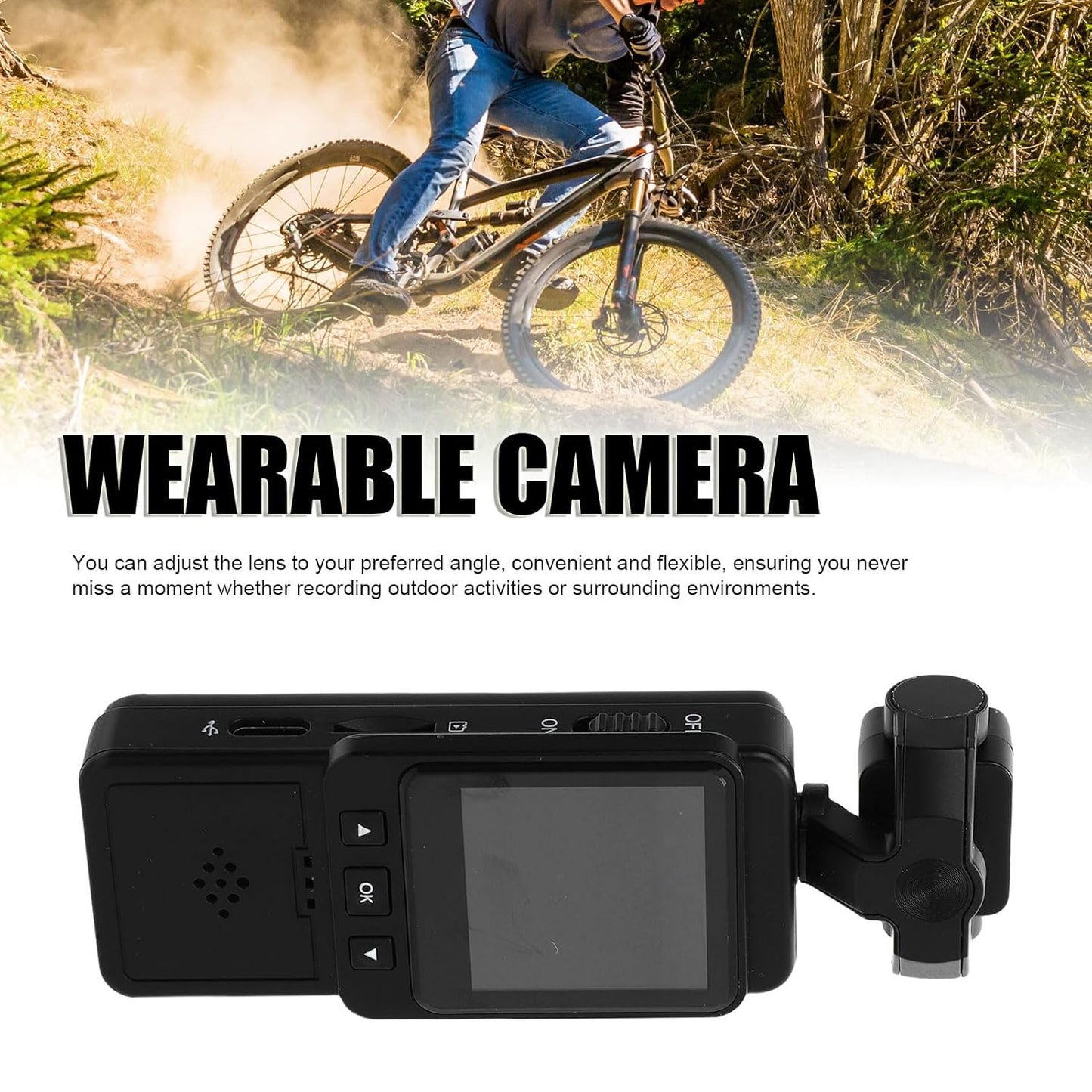 Camara de Accion 4K Portatil